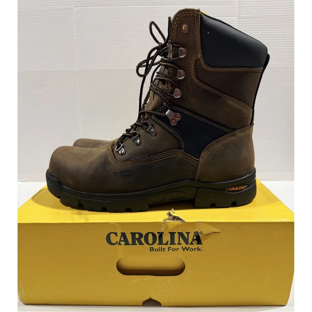 CAROLINA CA5589 - Men's Boots - Composite Toe Waterproof Brown Leather 11.5 2E